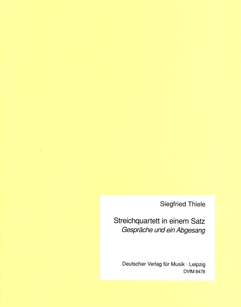 Streichquartett in einem Satz